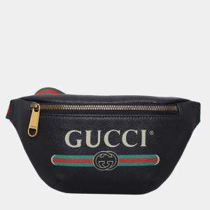 مملوكة مسبقًا Gucci Printed Logo Belt Bag