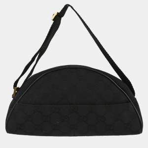 مملوكة مسبقًا Gucci Black Canvas GG Handbag