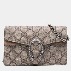 مملوكة مسبقًا Gucci Brown Mini GG Supreme Dionysus Crossbody