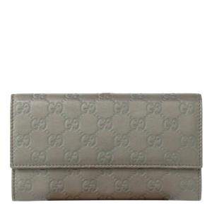 Gucci Grey Leather   Wallets