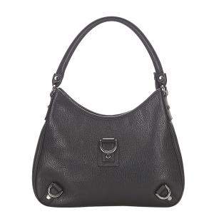 Gucci Black Leather Abbey D-ring Bag