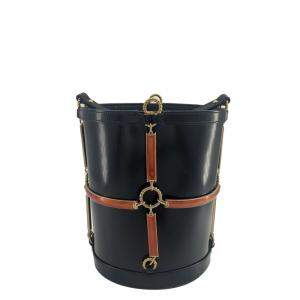 Gucci Black Leather Horsebit Shoulder Bag
