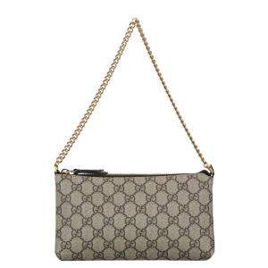 مملوكة مسبقًا Gucci Brown/Beige GG Canvas Baguette Bag