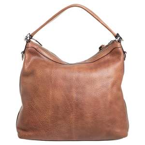 Gucci Tan Leather Miss GG Hobo