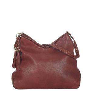 Gucci Brown Leather Marrakech Shoulder Bag