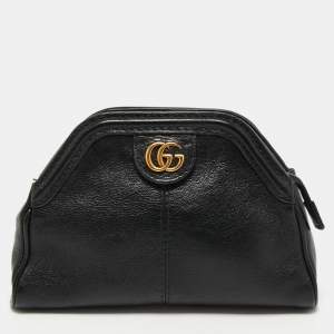 Gucci Black Leather Re(Belle) Clutch