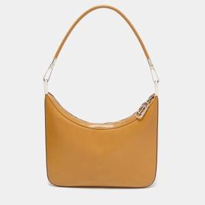 Gucci Tan Glossy Leather Hobo