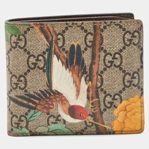 Gucci Multicolor GG Supreme Canvas Tian Bifold Wallet
