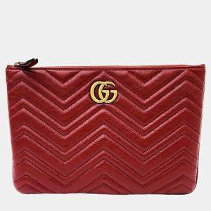 Pre Owned Gucci GG Marmont Clutch (525541)