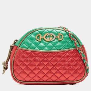 Gucci Multicolor Quilted Leather Mini Trapuntata Crossbody Bag