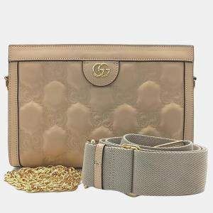Gucci GG MatelassÃ© Leather Small Shoulder Bag (702200)