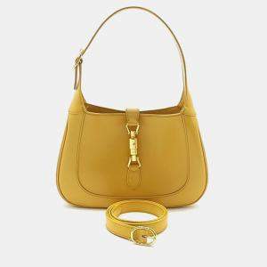 Gucci Yellow Jackie 1961 Small Hobo Bag 