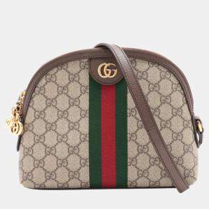 Gucci Brown Ophidia GG shoulder bag