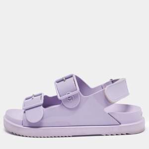 Gucci Purple Rubber Sandals Size 37