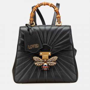 Gucci Calfskin Bamboo Trapuntata Queen Margaret Backpack