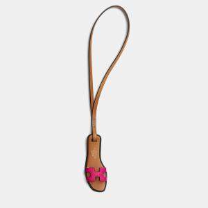 Hermes Raspberry, Natural Sand, Black Oran Nano Bag Charm