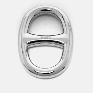 Hermès Chaine d'Ancre Palladium Plated Scarf Ring