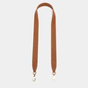 Pre Owned Hermès Gold/Sésame Epsome Leather Tressage Bag Strap