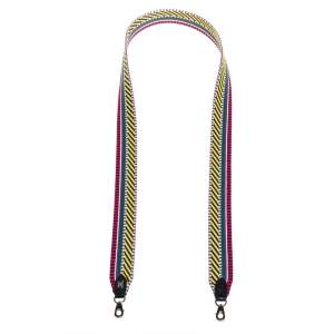 Pre Owned Hermes Multicolor Canvas Sangle Cavele 25 Bag Strap 