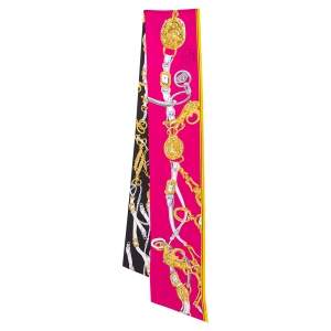 Pre Owned Hermès Bicolor Brides De Gala Silk Maxi Twilly Scarf