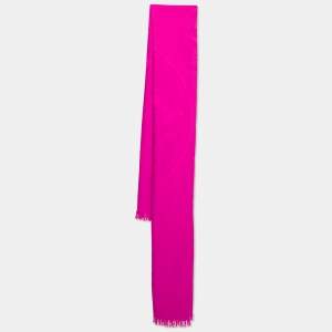 Hermès  Rose Indien Confettis d'Ex-Libris Cashmere Silk Stole