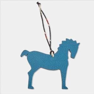 Hermès Cognac/Colvert Epsom and Clemence Leather Horse Bag Charm