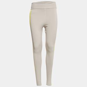 Hermes Grey Stretch Knit Petite Fit Yoga Leggings S