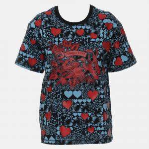 Pre Owned Hermes Printed T-Shirt Size S