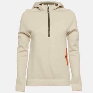 Pre Owned Hermes Gris Carrière Cotton Fit Sweatshirt S