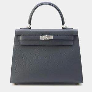 Hermes Grimist Epsom Kelly Sellier 25 Top Handle Bag