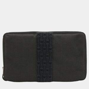 Hermes Canvas Aline GM Zip Wallet Case 