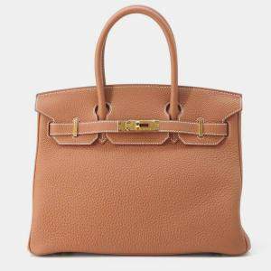 Hermes Birkin Gold Togo Leather Size 30