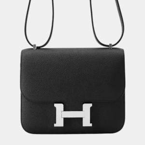 Hermes Constance3 Black Epsom Size Mini