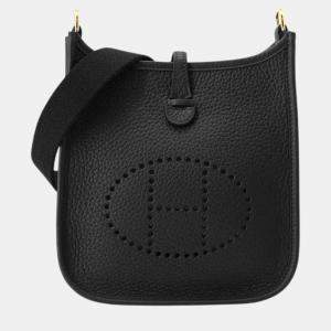 Hermes Evelyne Black Taurillon Clemence Size Tpm