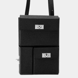 Hermes Kelly Multi Pocket Black Epsom