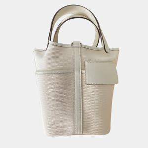 Hermes Cargo Silcver Hardware Picotin 18 Handbag