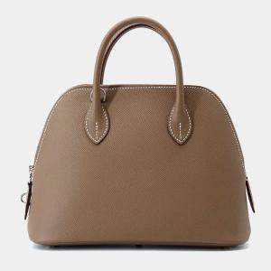 Hermes Etoupe Epsom Leather Bolide 1923 25 Shoulder Bag