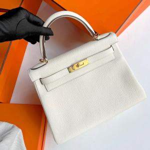  Hermes Leather Kelly 28 Bag
