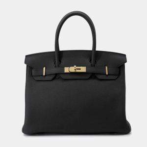 Hermes Birkin Black Togo Leather Size 30