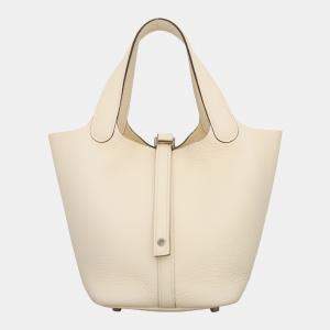 Hermes Nata Clemence Leather Picotin Lock 18 Bag