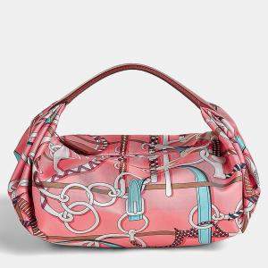 Hermes Rose Azalee Gris Perle Rouge H Balusoie Bag