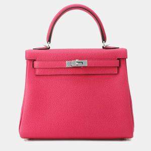 Hermès Rose Mexico Togo Kelly Retourne 25