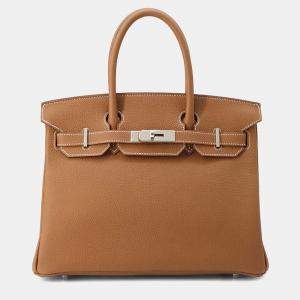 Hermès Gold Togo Leather Birkin 30