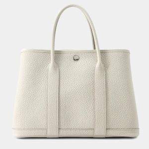  Hermes Beton Negonda Leather TPM Garden Party Bag