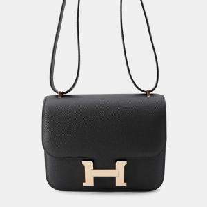 Hermes Mini Constance3 Miroir Black Epsom 