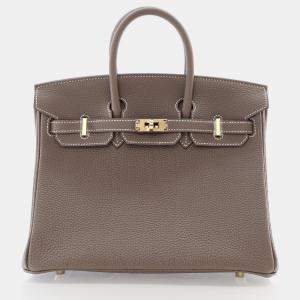 Hermes  Birkin 25 Etoupe Togo  Bag