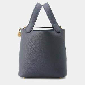 Hermes Picotin Lock 18 Grimist Taurillon In Clemence Bag