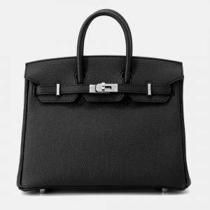 Hermes Birkin Black Togo Leather Size 25
