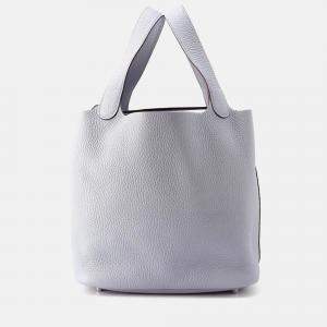 Hermes Picotin Lock Green Pantan Taurillon Clemence Size MM