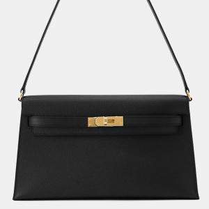 Pre Owned Hermes Kelly Elan Black Epsom